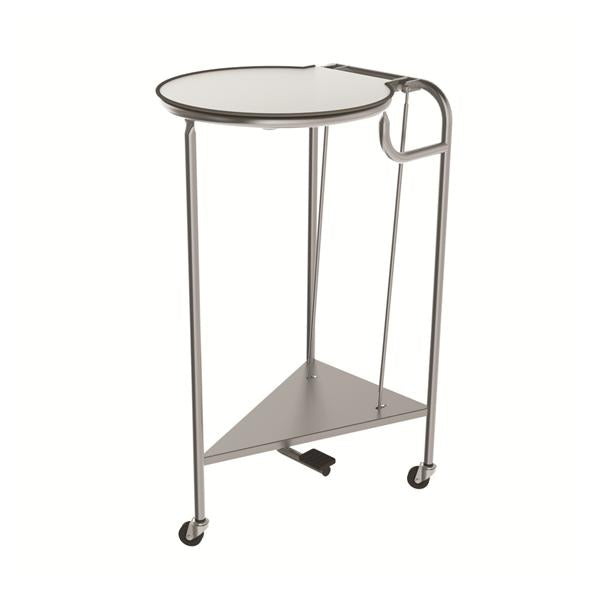Hamper Linen Stainless Steel Round 18x35